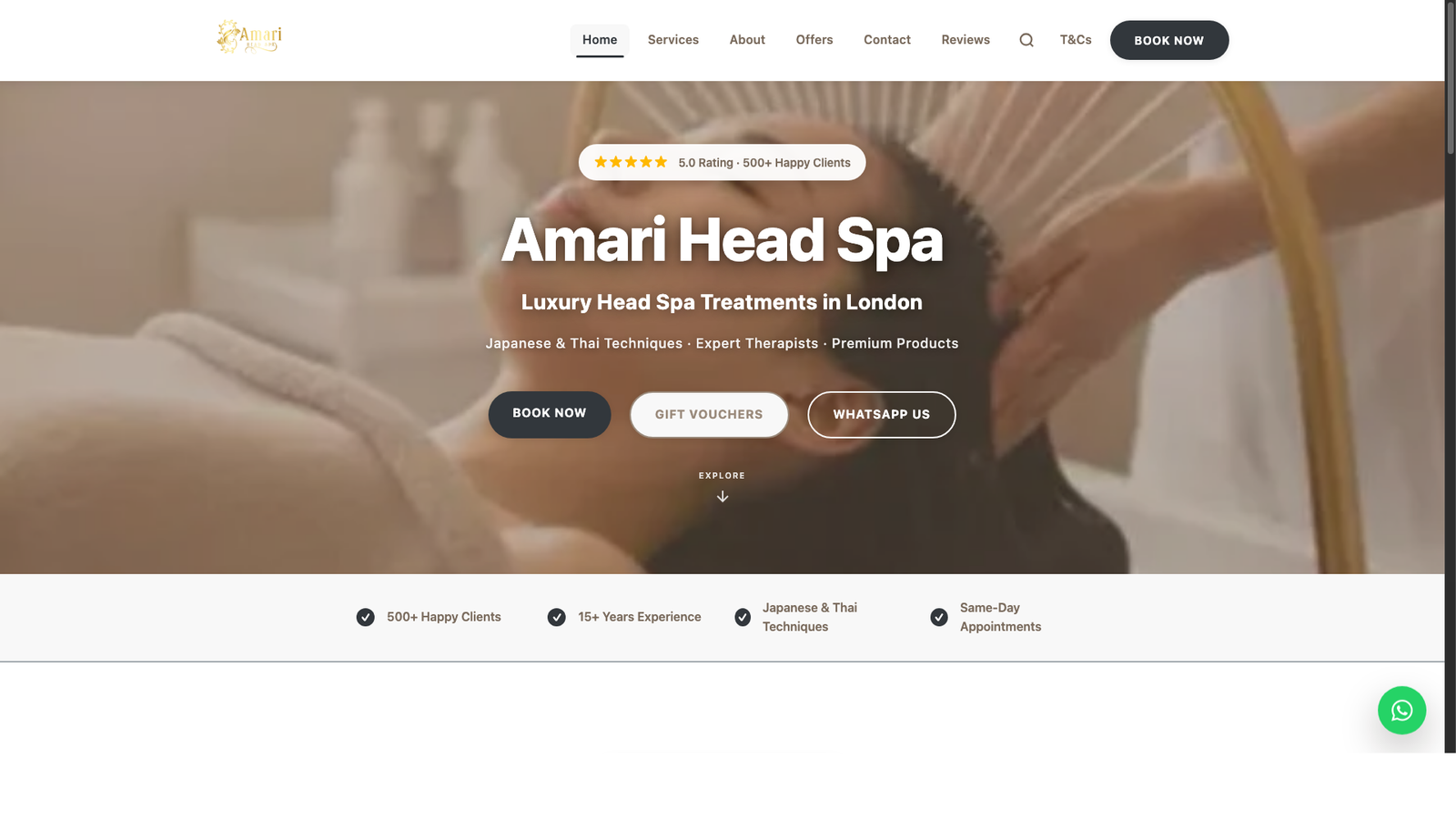 Amari Head Spa