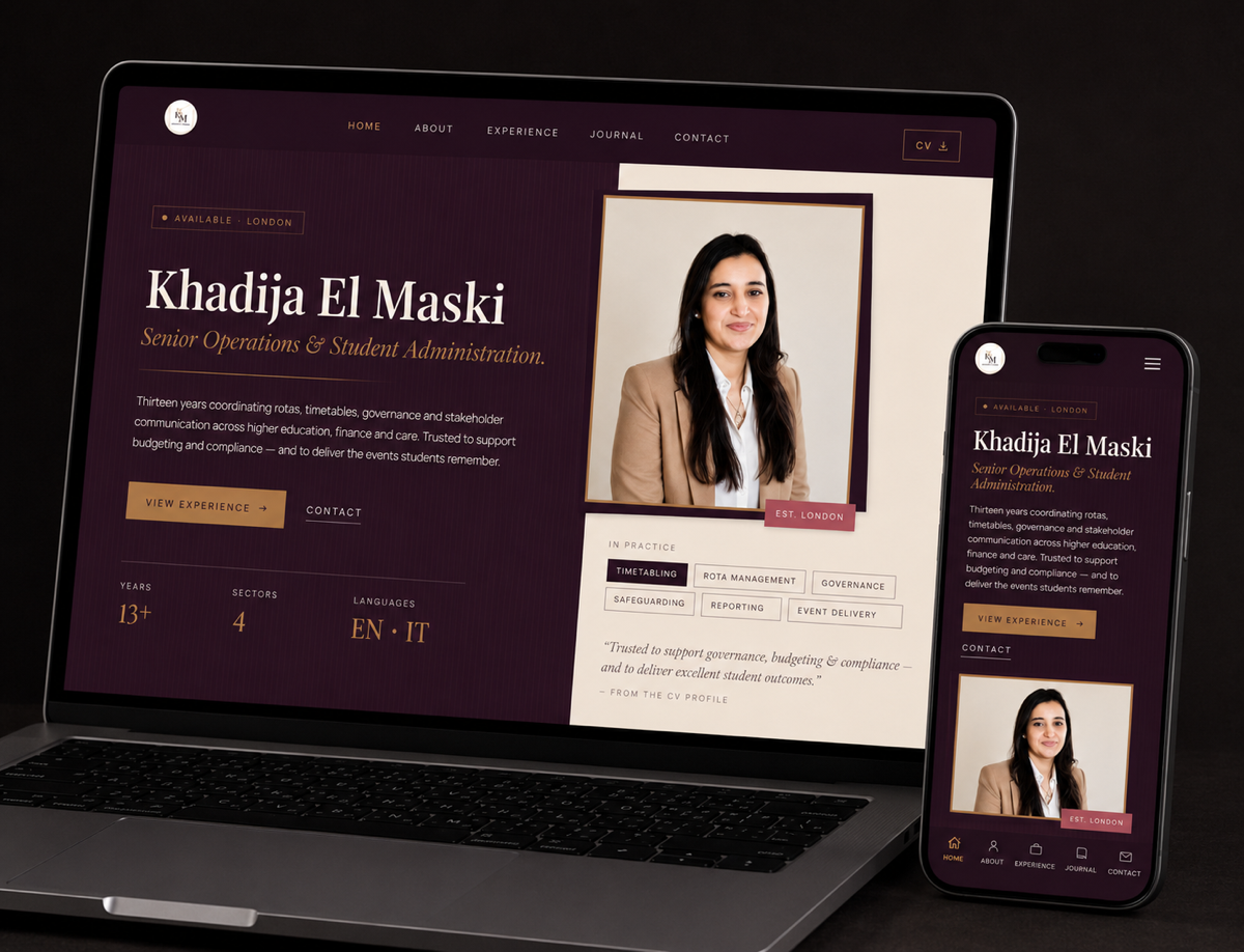 Khadija El Maski — Personal portfolio